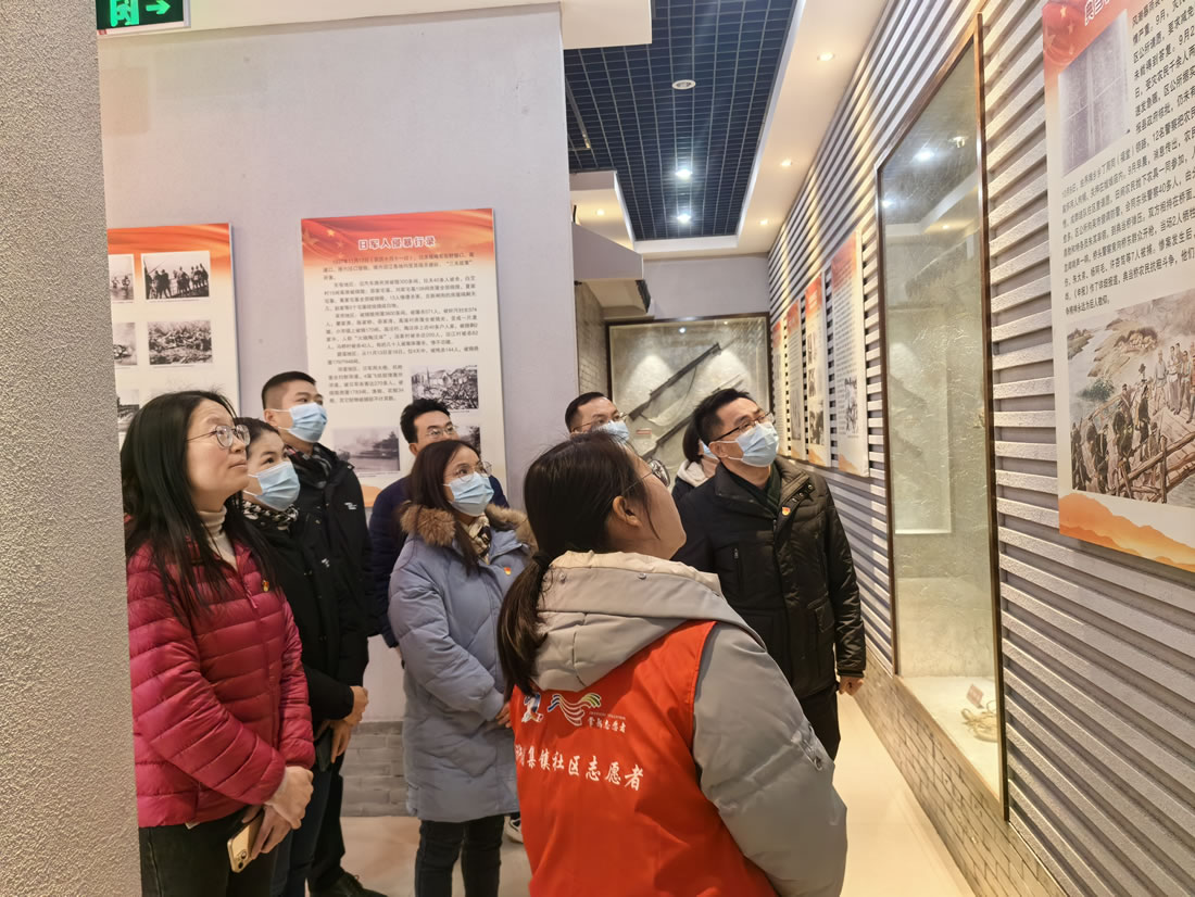 2024年1月，五彩堂港口党支部和广西广源物流党支部共建参观碧溪革命传统教育馆
